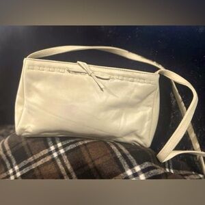 Worthington- Small Leather Purse Cream with tags.